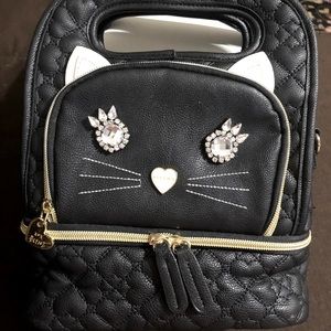 Betsey Johnson cat lunch box
